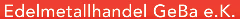 Logo of Edelmetallhandel Geba
