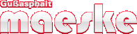 Logo of Gußasphalt Maeske GmbH (Gussasphalt-Estrich-Transport)