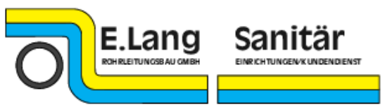 Logo of E. Lang Rohrleitungsbau GmbH