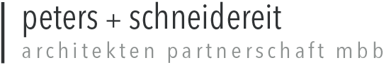 Logo of peters + schneidereit architekten partnerschaft mbb