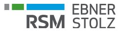 Logo of RSM Ebner Stolz Wirtschaftsprüfer Steuerberater Rechtsanwälte Partnerschaft mbB