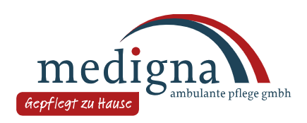 Logo of medigna ambulante Pflege GmbH