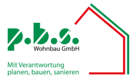 Logo of p.b.s. Wohnbau GmbH planen bauen sanieren