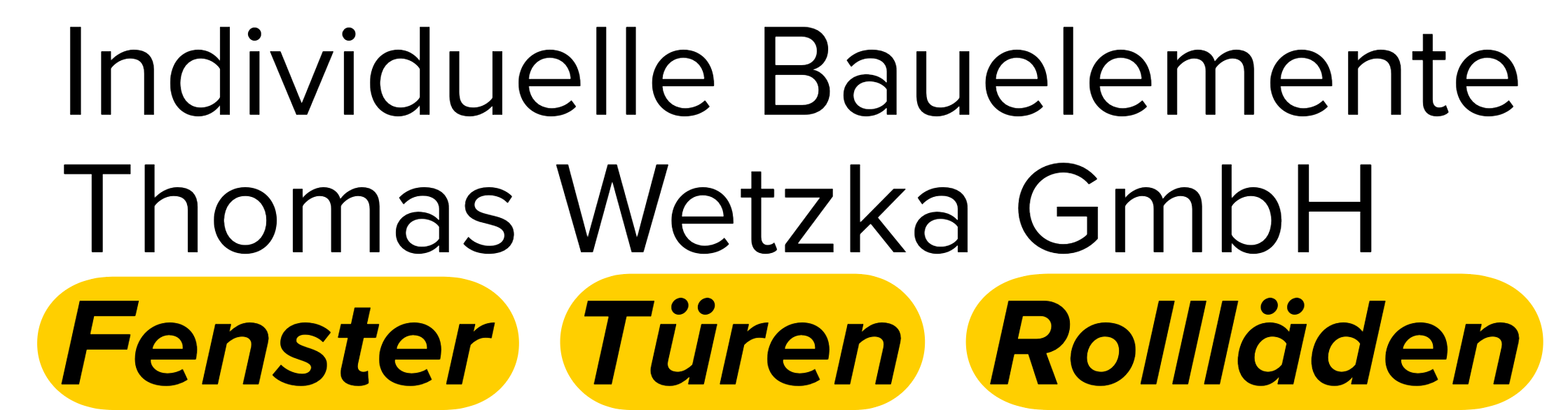 Logo of Individuelle Bauelemente - Thomas Wetzka GmbH