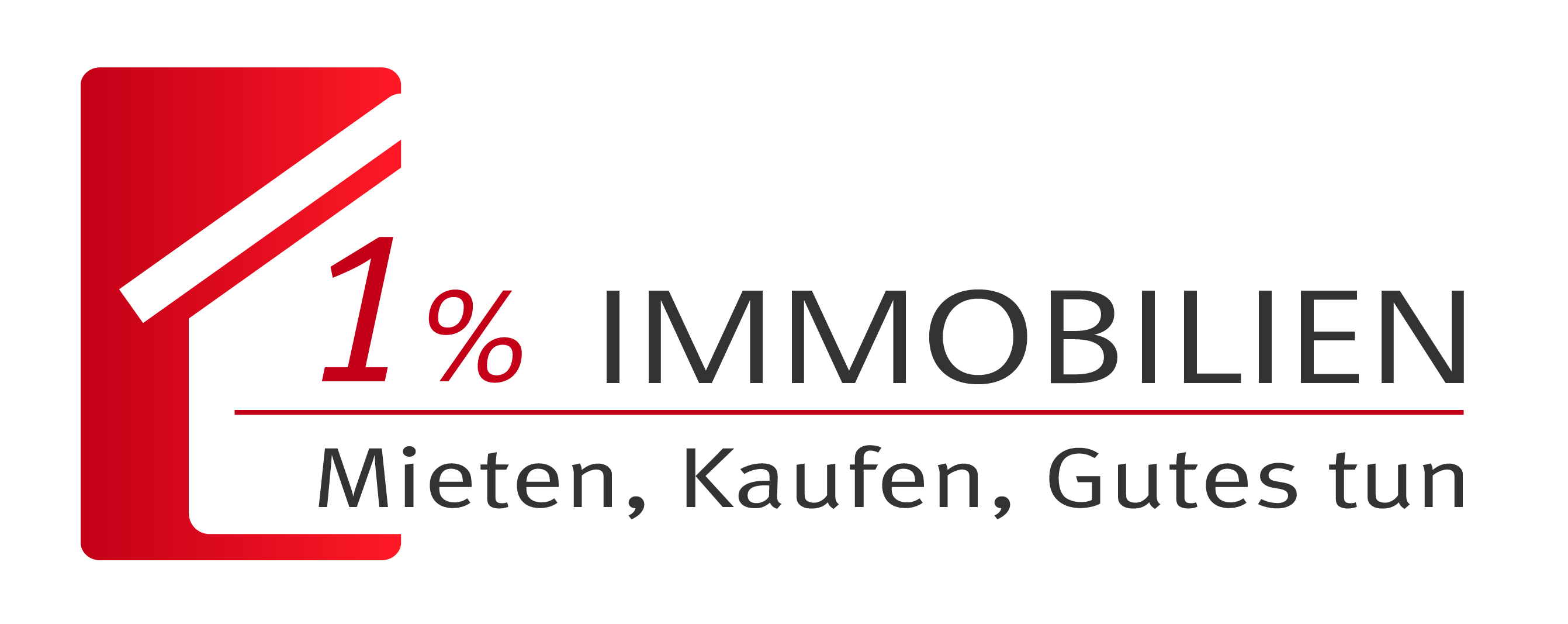 Logo of 1% Immobilien