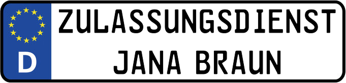 Logo of Zulassungsdienst Jana Braun