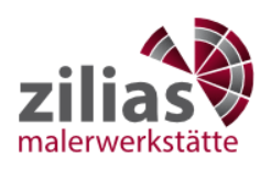 Logo of Zilias Malerwerkstätte