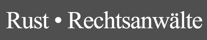 Logo of Rust • Rechtsanwälte