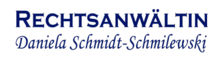 Logo of Rechtsanwältin Daniela Schmidt-Schmilewski