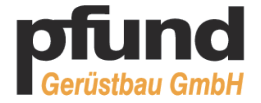Logo of Pfund Gerüstbau GmbH