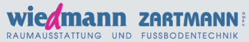 Logo of wiedmann ZARTMANN GmbH Raumausstattung und Fussbodentechnik