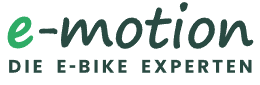 Logo of e-motion e-Bike Welt, Dreirad- & Lastenfahrrad-Zentrum Freiburg Süd