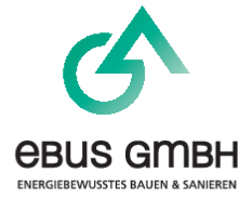 Logo of EBuS GmbH Energiebewusstes Bauen und Sanieren