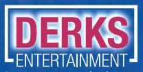 Logo of derks entertainment & management