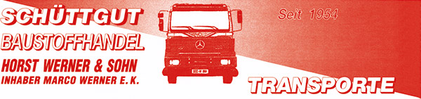 Logo of Horst Werner & Sohn Schüttguttransporte und Baustoffhandel