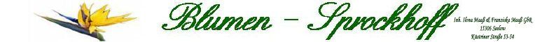 Logo of Blumen Sprockhoff Inh. Maaß & Maaß GbR