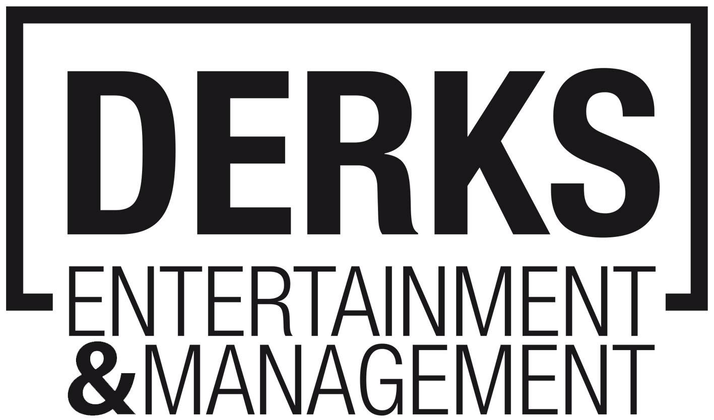 Logo of derks entertainment & management