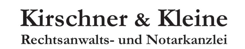 Logo of Rechtsanwalts- & Notarkanzlei Kirschner & Kleine