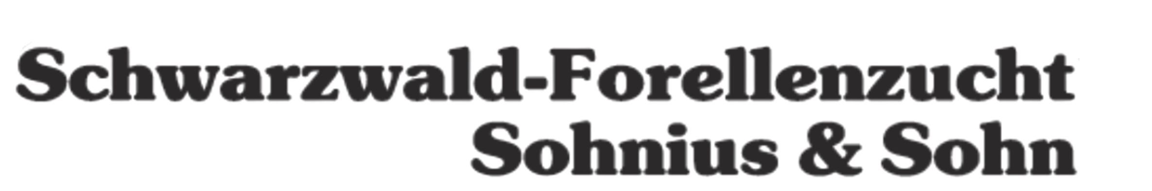 Logo of Sohnius Forellenzucht
