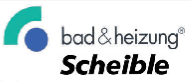 Logo of Scheible bad & heizung Haustechnik GmbH