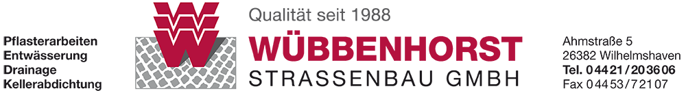 Logo of Wübbenhorst Straßenbau GmbH
