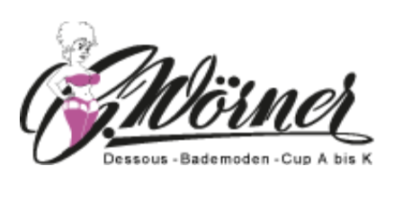 Logo of Wörner - Dessous und Bademoden von Cup A bis K