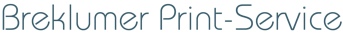 Logo of Breklumer Print-Service