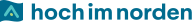 Logo of hoch im norden GmbH Ferienwohnungsvermittlung